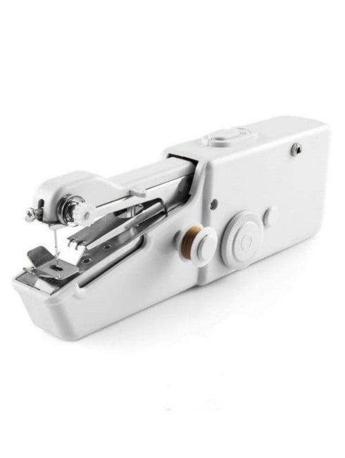 Mini Hand Held Sewing Machine - White
